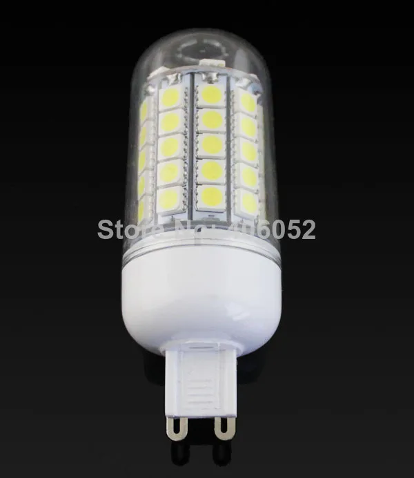10 шт./лот e27 led g9 9 Вт Светодиодная лампа теплый белый/белый 59 светодиодов 5050SMD