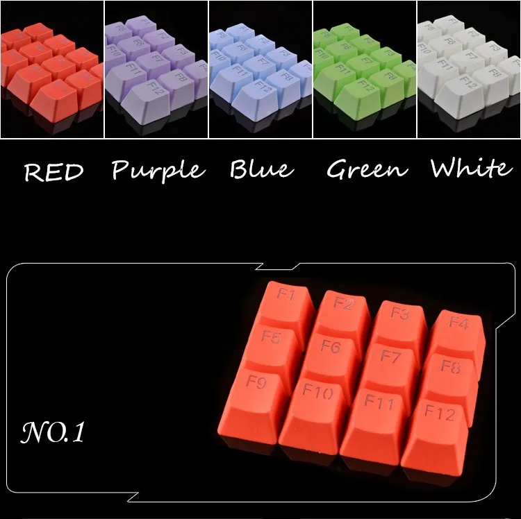 Pbt Backlit Keycaps F1 F12 12 Keyset Cherry Mx Key Caps With Keycaps Pulller For Mx Switches Backlit Mechanical Gaming Keyboard Cherry Mx Key Cap Pbt Backlitpbt Backlit Keycaps Aliexpress