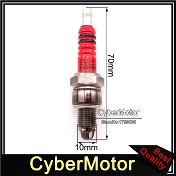 

Racing 3 Electrode Ignition Spark Plug A7TC For 50cc 70cc 90cc 110cc 125cc Engine Pit Dirt Bike ATV Quad Scooter Moped