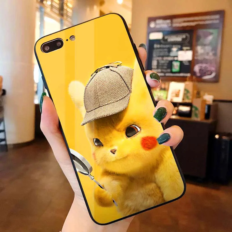 

Pokemon Pikachu Matte Phone Cases for iPhone X XR XS XS Max Soft TPU Case For iPhone 6 6s 7 8 Plus Back Cover