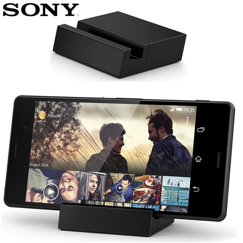 Оригинальный sony DK48 зарядная док-станция с подставкой Зарядное устройство для Xperia