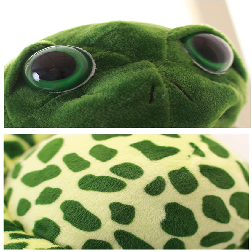 Новое поступление 20 см армейская зеленая черепаха с большими глазами плюшевая игрушка Черепаха кукла черепаха дети как день рождения Рождественский подарок