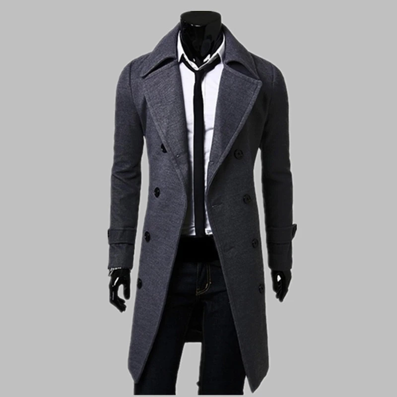 casaco masculino trench coat