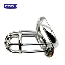 FRRK Extra long plum style Chastity cage 304 Devices Stainless Steel Cock Cage For Men Metal Chastity Belt Penis Ring Cock Lock цена FRRK Extra long plum style Chastity cage 304 Devices Stainless Steel Cock Cage For Men Metal Chastity Belt Penis Ring Cock Lock цены онлайн