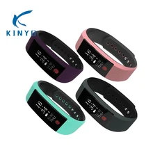 KINYO Multi-color Смарт браслеты мониторинга сердечного ритма здоровья трекер Smart band дистанционного фотографии активности W808S умный Браслет