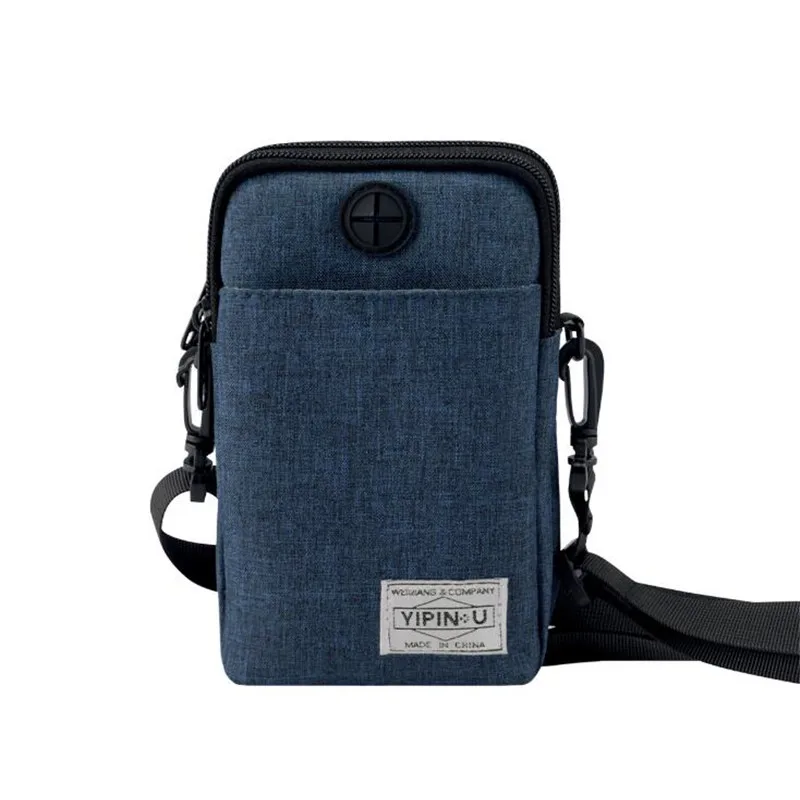 

Fashion Mini Shoulder Bag Multi-function Universal Messenger Bag Unisex Square Phone Bag Convenient And Simple Storage Organizer