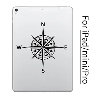 

Vintage Compass Vinyl Laptop Tablet Decal Sticker for Apple 9.7" iPad/7.9" Mini iPad/10.5" 11" 12.9" iPad Pro Skin Sticker