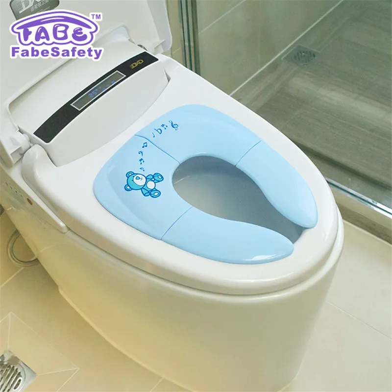 

Baby Travel Folding Potty Seat Potties & Seats Toilet Training Children Auxiliary Toilet Portable Baby Toilet Seat Chair Pad