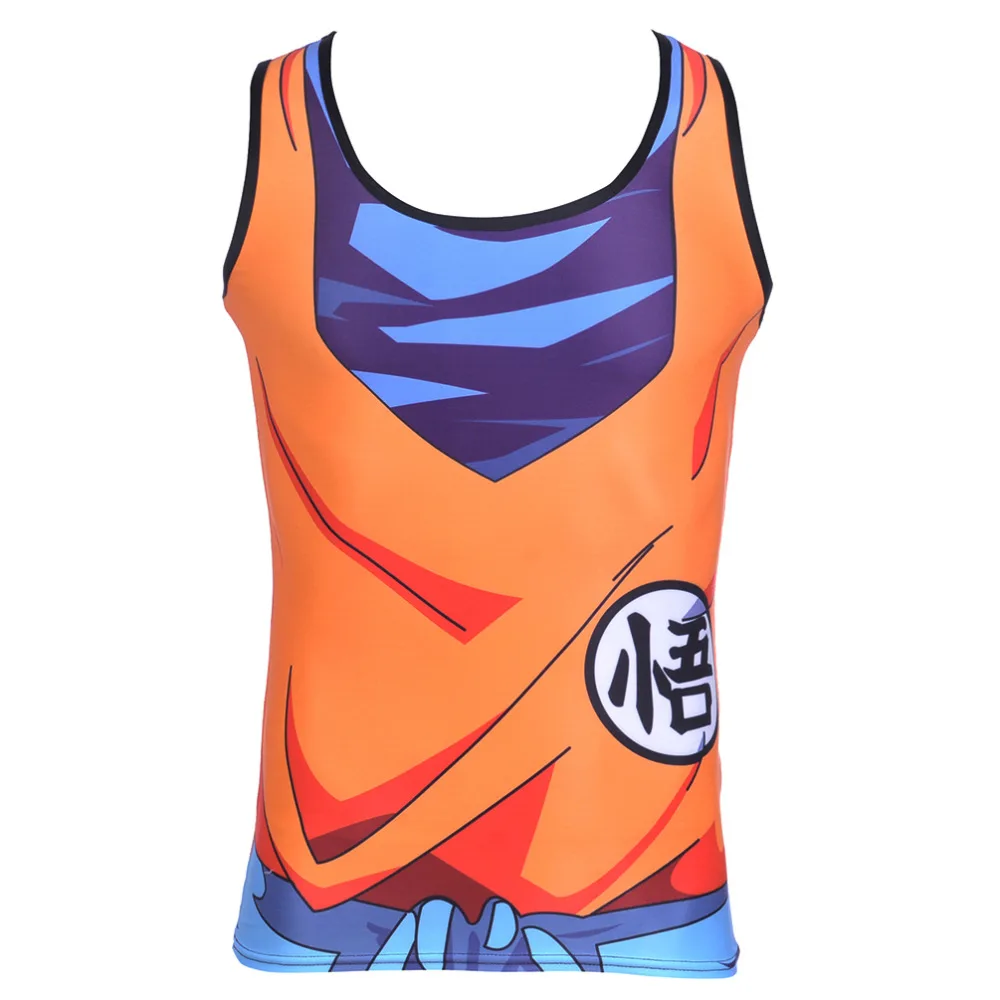 

Summer Men's Black Leather Vest Wukong Tank Top Vest Bodybuilding Stringer Tank Tops Sexy Male Muscle Vest