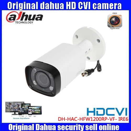 

HD1080p Dahua HDCVI Camera 2MP HAC-HFW1200RP-VF- IRE6 bullet Security Camera CCTVIR distance 60m