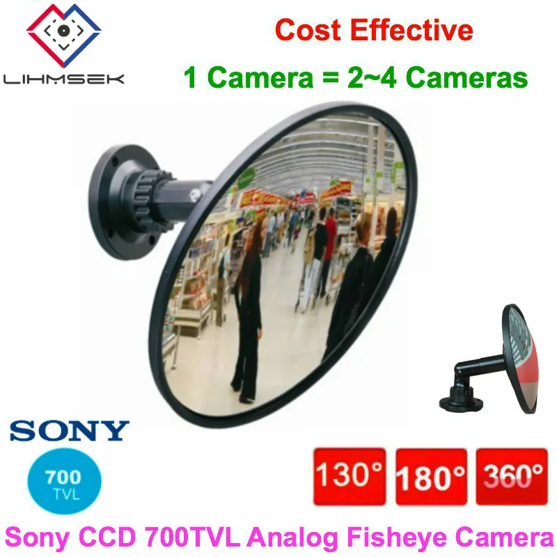 Lihmsek 700TVL Effio Sony CCD CCTV 130 180 360 градусов широкоугольный аналоговый рыбий глаз