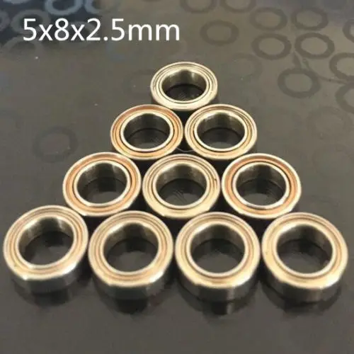 

10pcs MR85zz 5x8x2.5mm Open Miniature Bearings ball Mini Hand Bearing Spinner