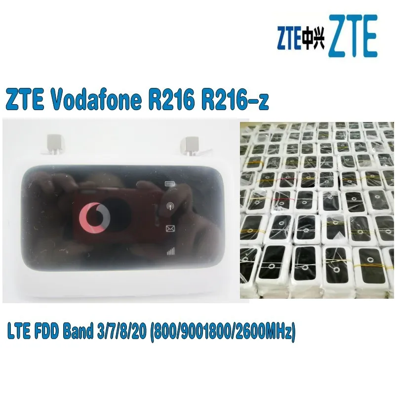 Unlocked ZTE Vodafone R216 With Antenna 4G LTE 150Mbps Mobile Hotspot Pocket Router