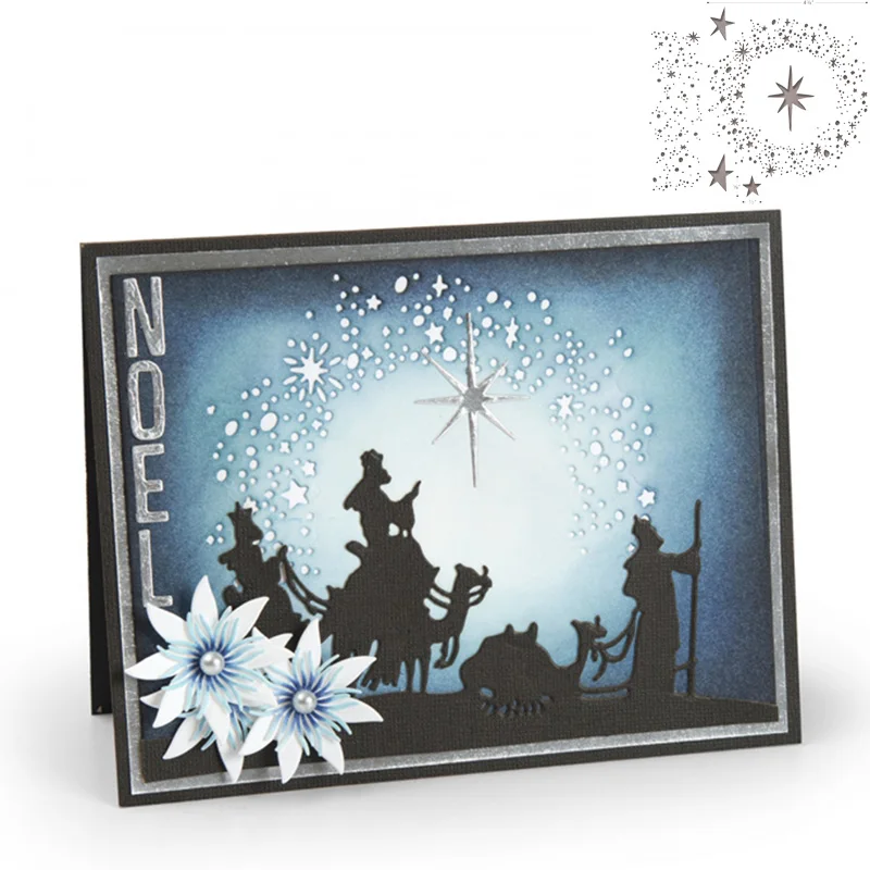 

Holy Light Star Frame Metal Cutting Dies Stencils For DIY Scrapbooking Decorative Embossing Paper Cards Handcraft Die Cutting