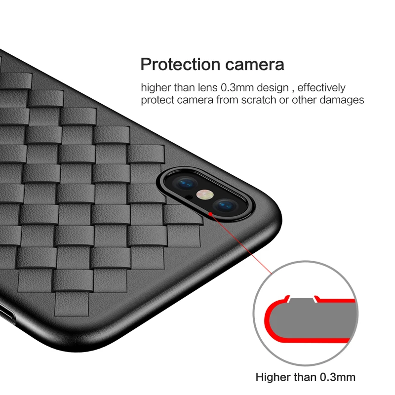 Сетчатый Чехол BV для iPhoneX 10 роскошный Ультратонкий чехол накладка iPhone 8 7 Plus мягкий