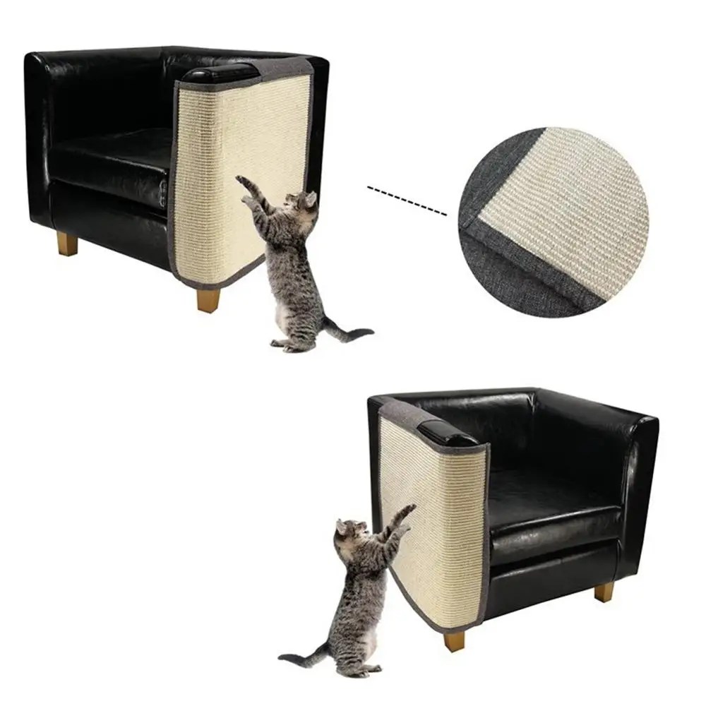 

Cat Furniture Protector, Heavy Duty Anti Scratching Mat Sisal Couch Guard for Cats, Protect Your Sofa from Scratching