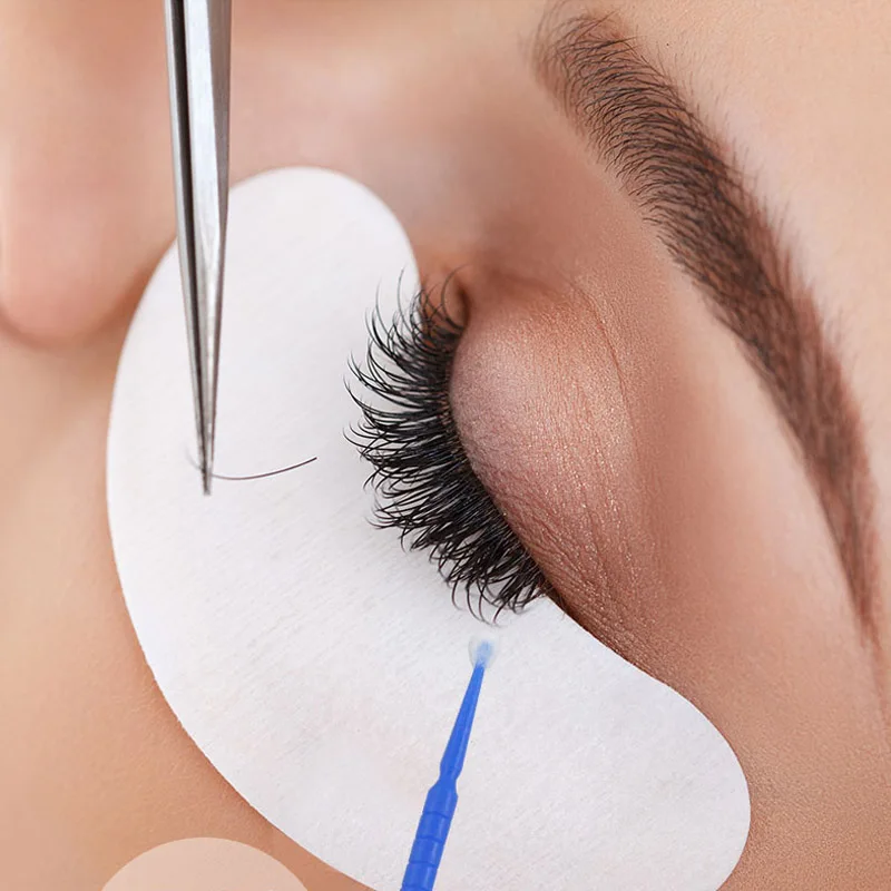 VVHUDA-Disposable-Micro-Brushes-100-Pcs-Eyelash-Wands-Extensions-Lint-Free-Microbrush-Microfiber-Tip-Swab-Makeup