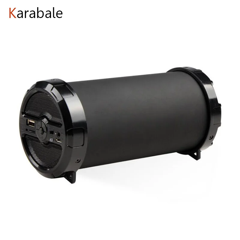 Karabale большой бас открытый беспроводной Bluetooth динамик спортивный портативный сабвуфер велосипед музыкальный динамик s FM радио TF USB Mp3 плеер