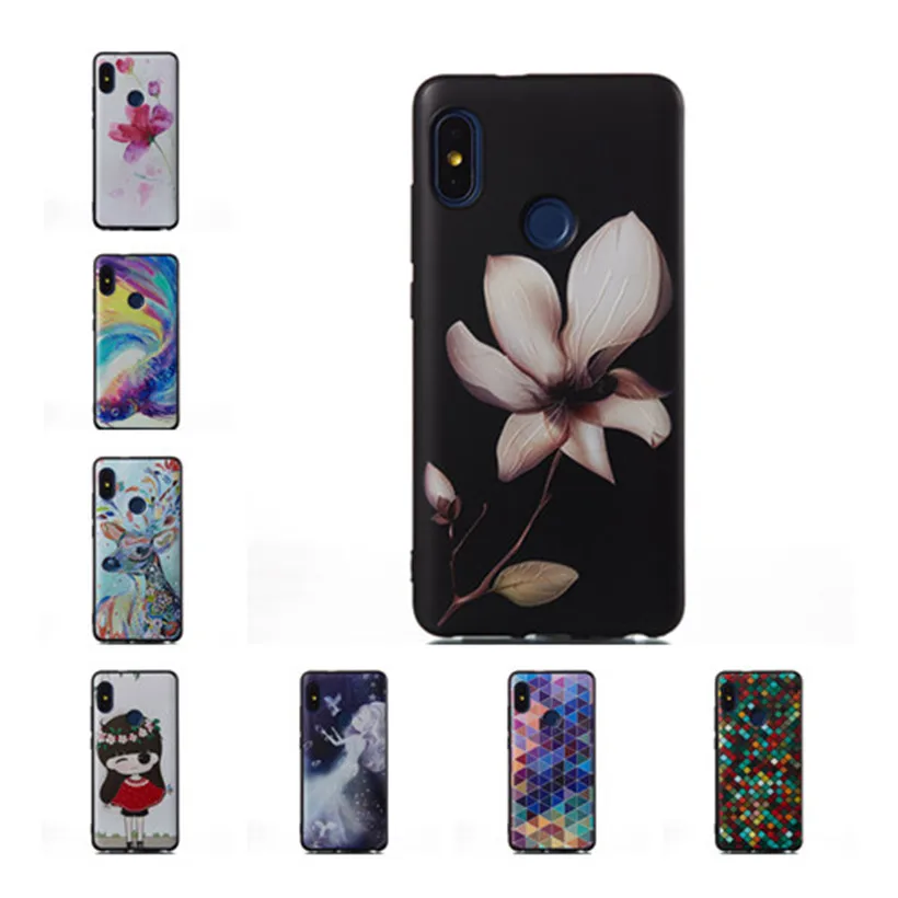 Чехол HEMASOLY для Xiaomi Mi 8 SE силиконовый чехол A1 A2 5C 5X6X6 Plus Note 2 3D рельефный телефона |