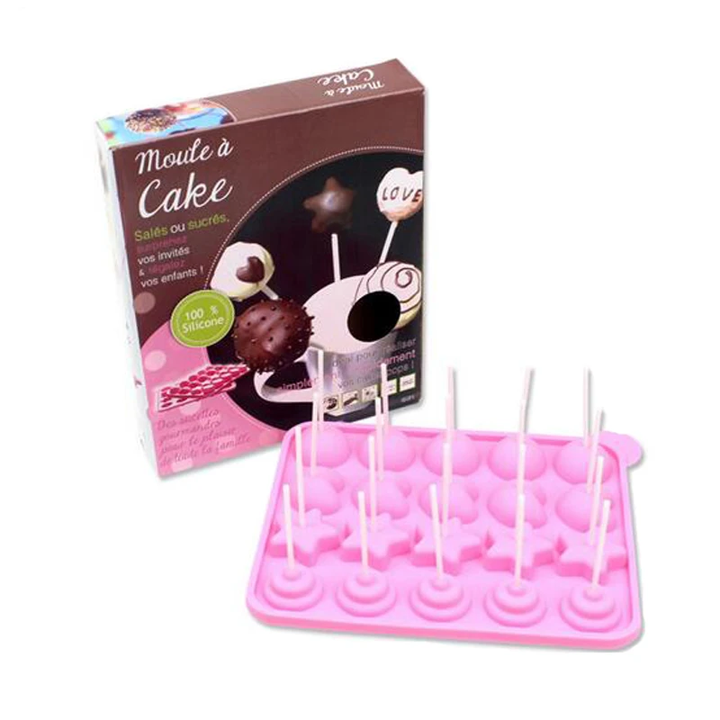 Новый специальный дизайн 20 отверстиями силиконовый круг в форме звезды Луны торт