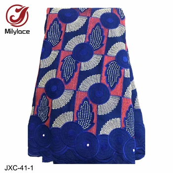 

New Swiss Lace Fabric 2018 High Quality Swiss Voile Lace In Switzerland African Cotton Lace for Women Dress JXC-41