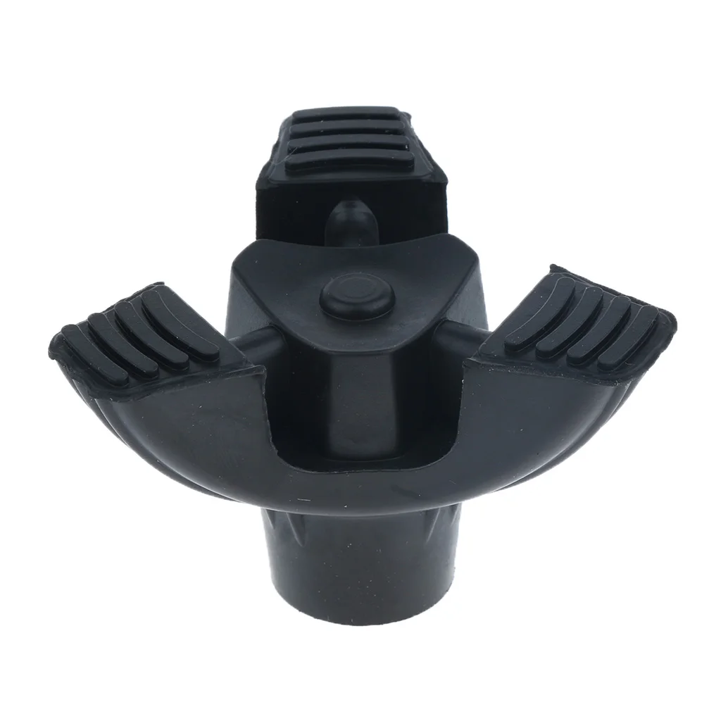 2 Pieces Non Slip Tripod Rubber Replacement Tip For Cane Walking Stick Crutches 16mm 5/8 inch