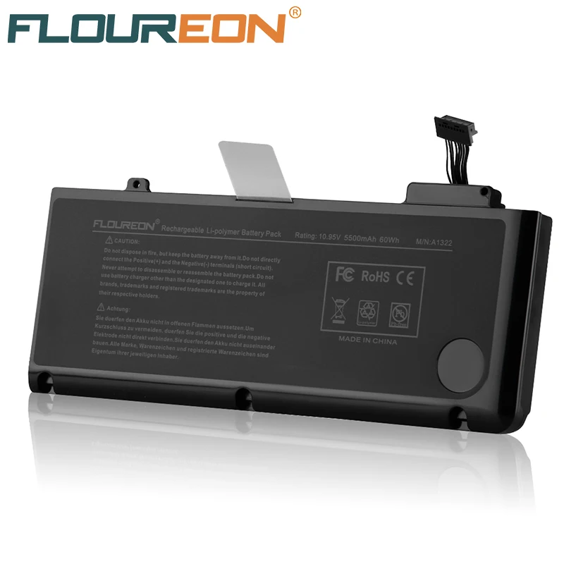 10.95V 5600mAh 60Wh FLOUREON Notebook LiPo Laptop Rechargeable Battery