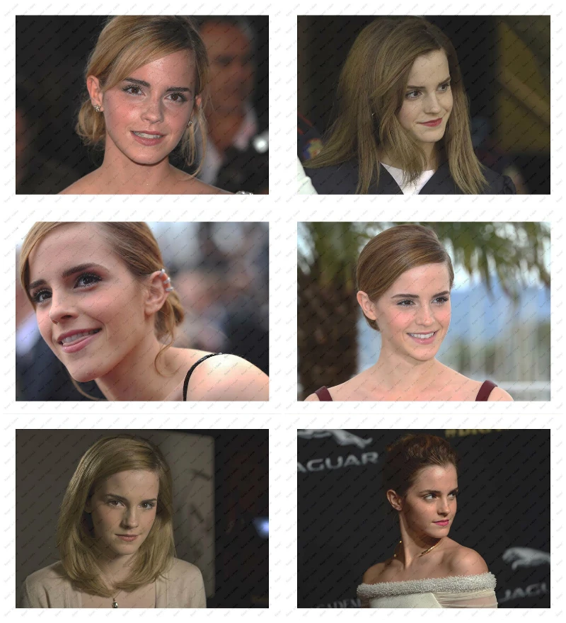 

Emma Watson Poster White Kraft Paper wall sticker Decorative paintings beautiful Girl Poster