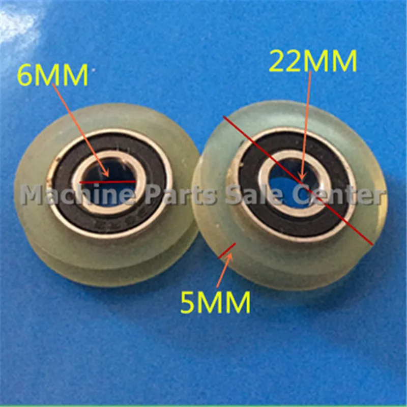 Swmaker Free Shipping F Type Idler Pulley Ball Bearings 6*22*5 Mm