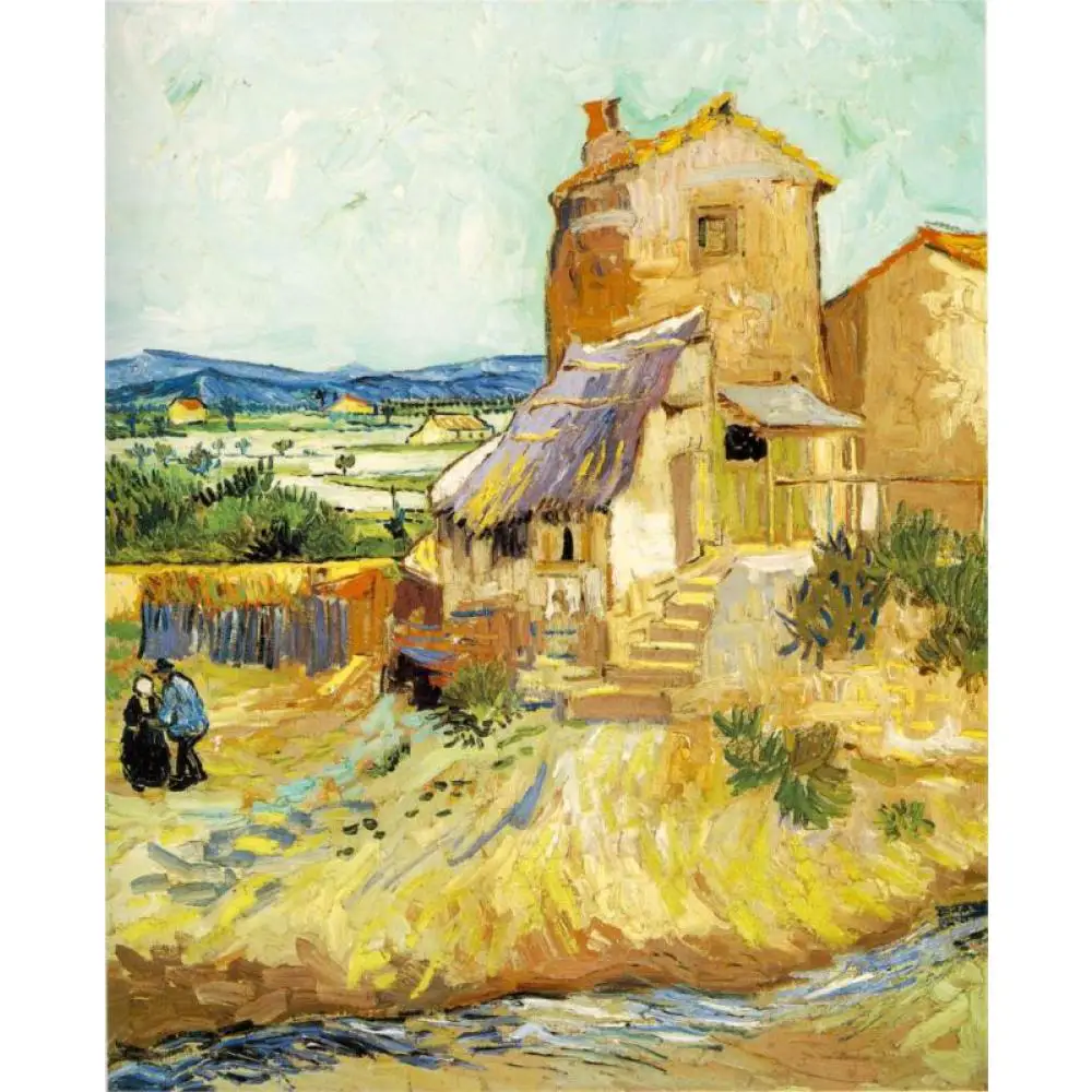 Картина маслом Старая мил Винсента Ван Гога на холсте ручная роспись|painting