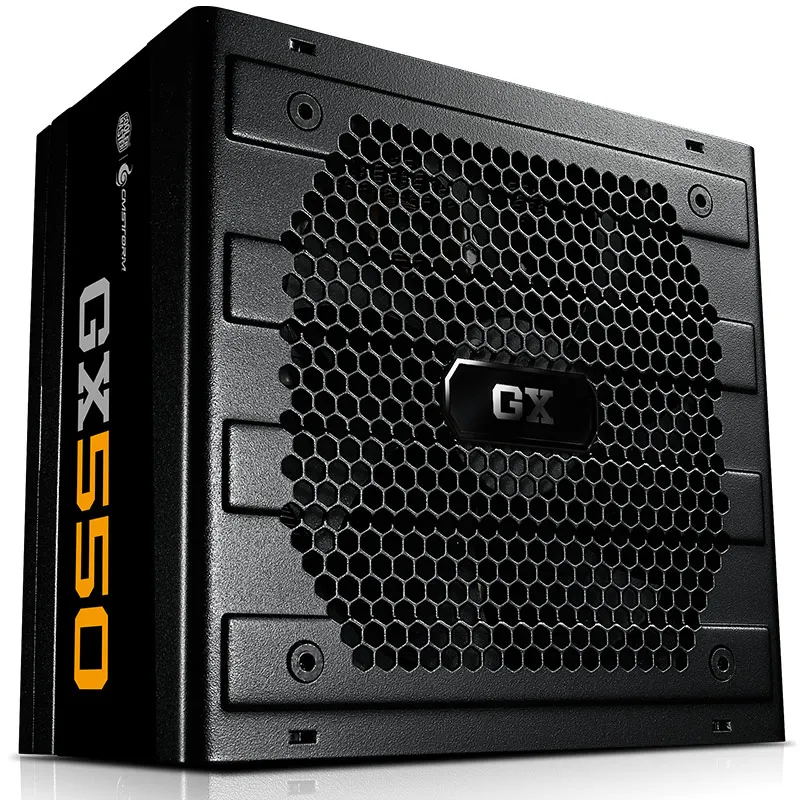 برودة ماستر GX550 تصنيفا 550 W وحدة إمداد الطاقة للكمبيوتر 12 سنتيمتر مروحة 12 V ل عبة مكتب PC PSU اليابانية مكثف 550 واط برونز 80 زائد