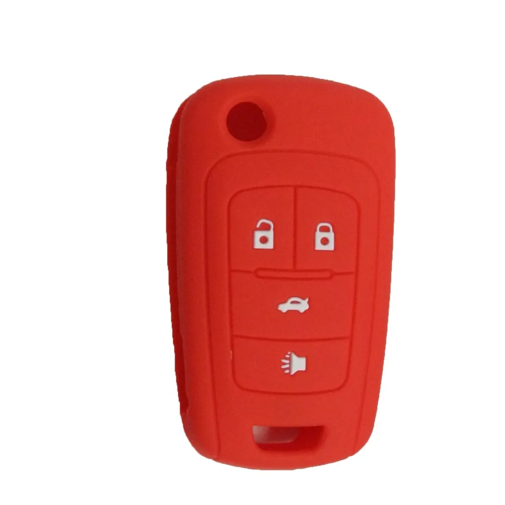 Дистанционный силиконовый чехол для ключей от машины чехол для Chevrolet Vauxhall, Opel Insignia Astra J Zafira C Mokka Buick 4 кнопки держатель ключа
