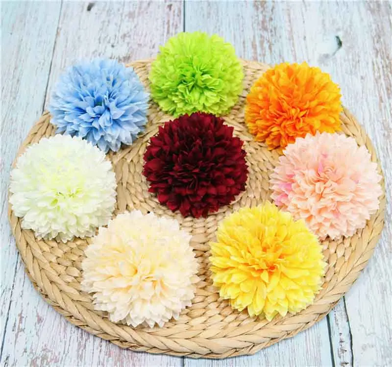 5pcs/lot artificial flower silk hydrangea head for wedding party home decoration DIY wreath gift box scrapbook craft | Дом и сад