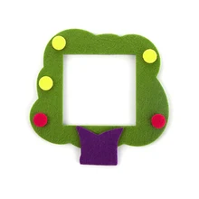 Милый мультфильм стены наклейки чувствовал полый втулки переключатель Обложка 15*15 см