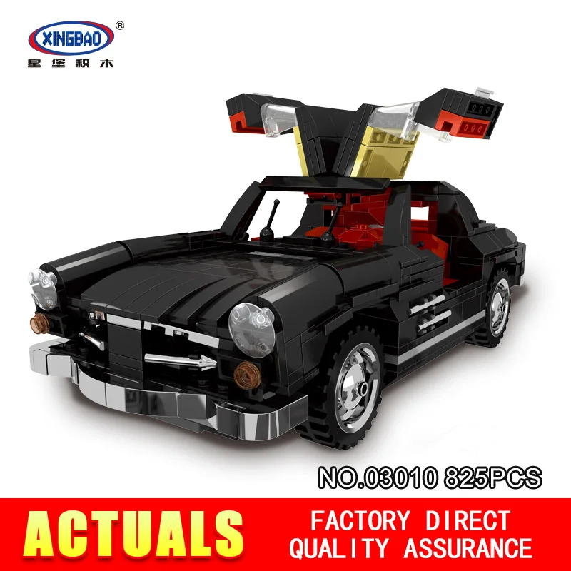 

XingBao 03010 825Pcs Creative MOC Technic Series The Photpong Car Set Children Education Building Blocks Bricks Toys XB-03010