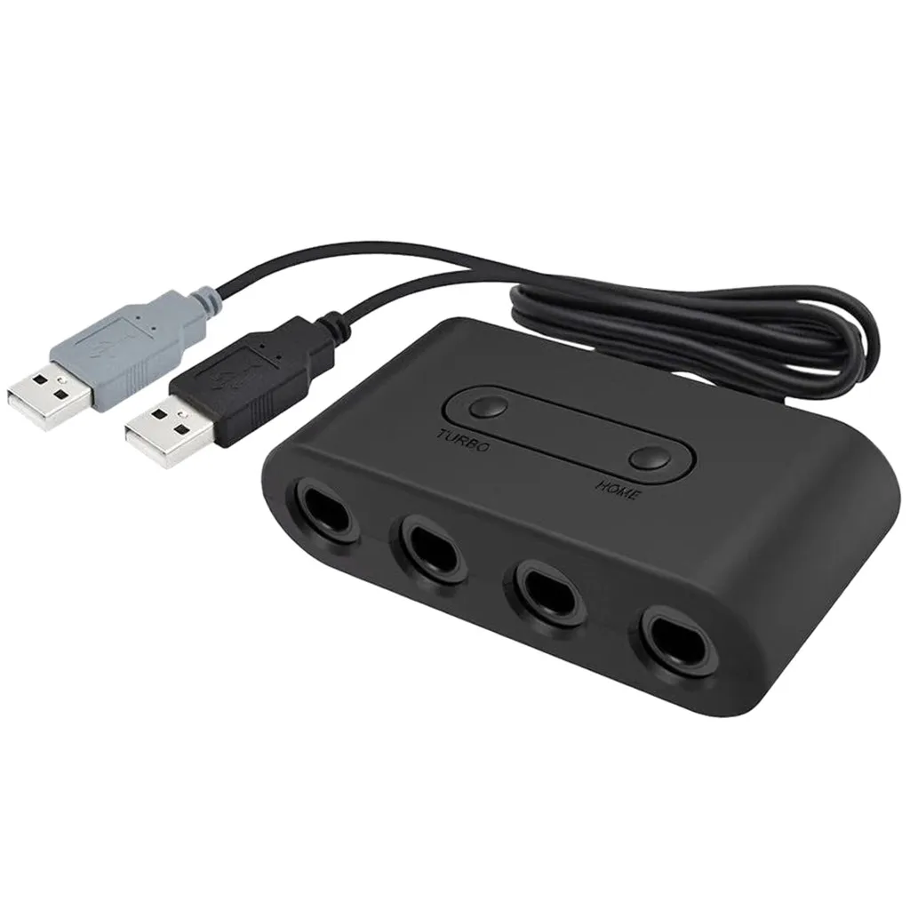 Горячие Gamecube контроллер адаптер 4 порта USB для Gamecube NGC контроллер адаптер для nintendo Switch/wii U/PC 3в1