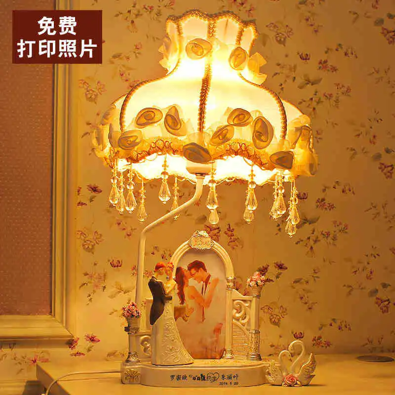 

TUDA 34X52cm Free Shipping Fashion Romantic Design Table Lamps Creative Wedding Gift Table Lamp Romantic Home Decor Table Lamp
