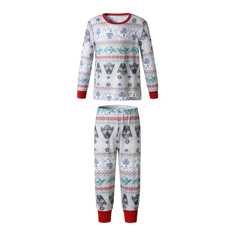 OTEN/осень, модные рождественские Семейные пижамы, ночное белье, комплект из двух предметов с длинными рукавами, пижамы с рисунком на год