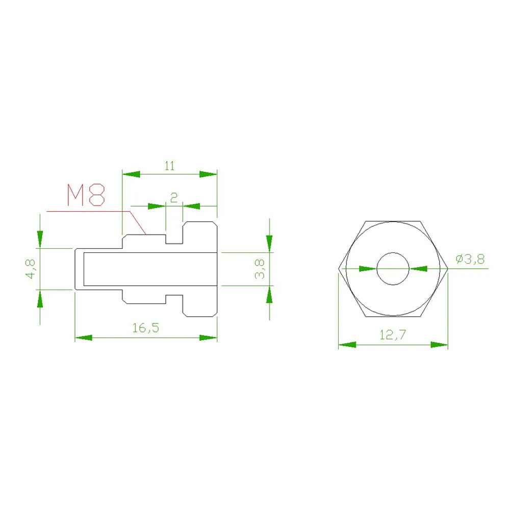NTC 10k Temperature Sensor Probe Cable Wire for TEMP Controller Thermistor (8)