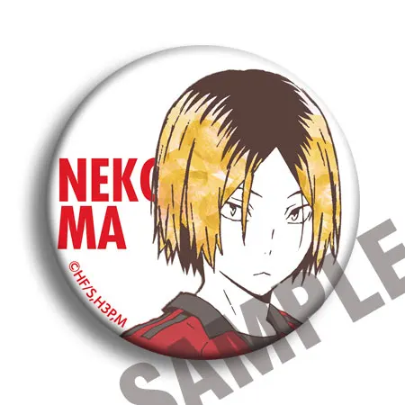 58 мм анимация Haikyu Nekoma старшая школа волейбол Kozume Kenma Kiyoko bages брошь|Броши| |