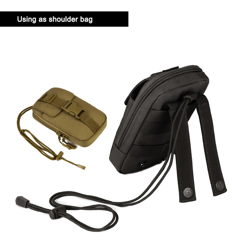 Уличная Водонепроницаемая нейлоновая тактическая поясная сумка для женщин и мужчин, военная Наплечная Сумка, поясная сумка, сумка для EDC, сумка для инструментов, 2 цвета