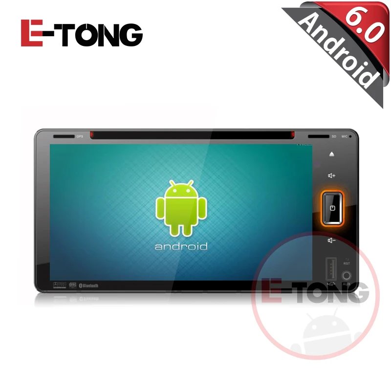 New! Android 6.0 Full Touch Car PC Tablet double 2 din GPS