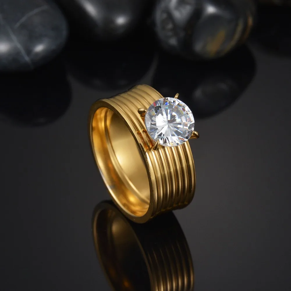 Crystal Rings Stone Rings Fashion Rings Wedding Rings Couple Rings Fashion Ring Finger Rings Romantic Double Ring Set For Women Ladies Lover Party Wedding Fashion Rhinestone Clear Crystal Rings Jewelry Gift