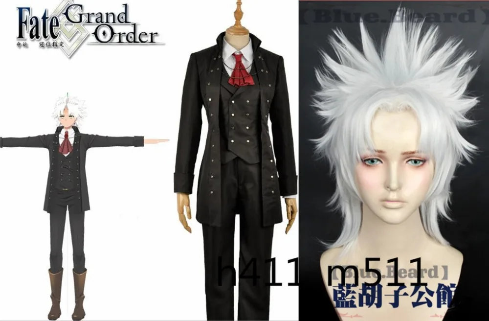 Полный набор Fate/Grand Order Amakusa Shiro костюм косплей и парик |