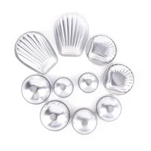 5 комплектов, 3D гребешок, раковина, шар, бомба для ванны, форма, алюминиевый шар, сфера, бомба для ванны, форма для женщин, девушек, красота