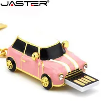 JASTER роскошный Автомобильный USB флэш-накопитель 4 ГБ 8 ГБ 16 ГБ 32 ГБ флеш-диск USB 2,0 Флешка в виде бижутерии USB флеш-накопитель Флэшка-накопитель