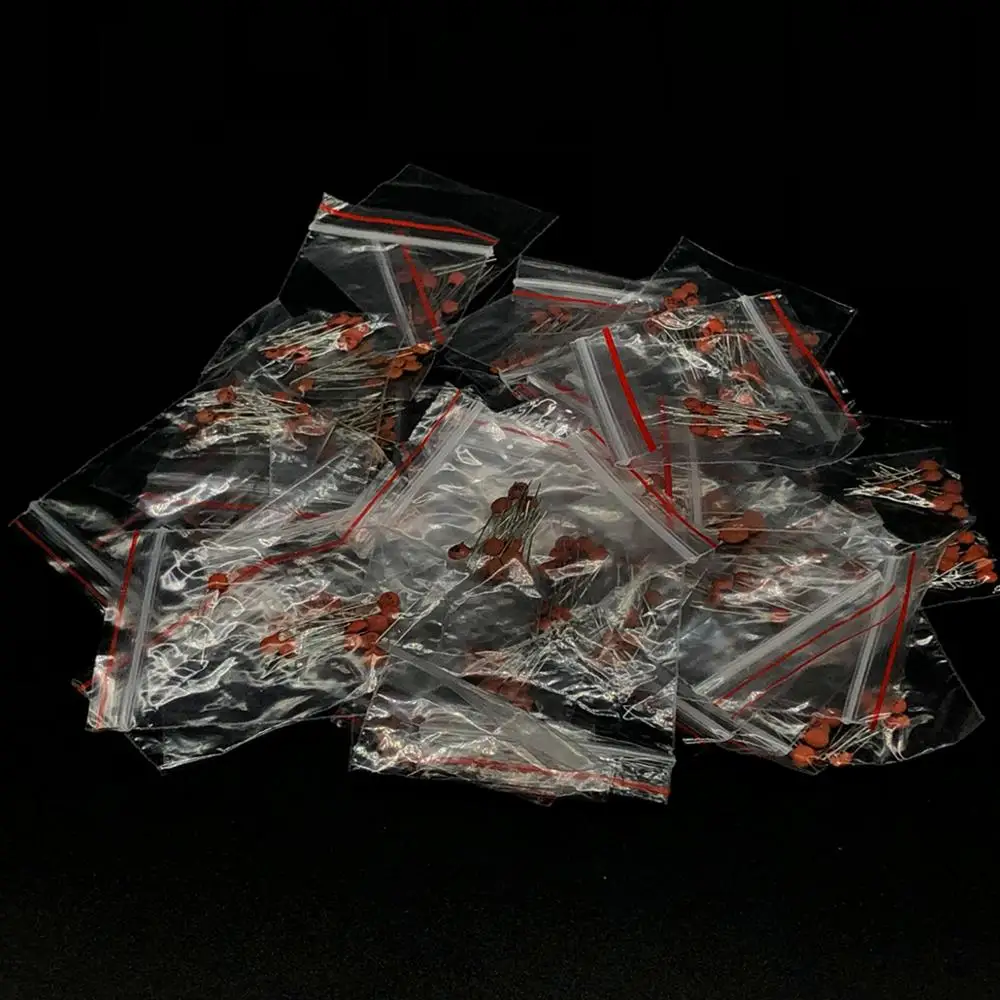 Cena Rezystor z folii metalowej zestaw asortymentowy diody led kondensator elektrolityczny zestaw ceramiczny pakiet tranzystorowy diy zestawy komponentów elektronicznych