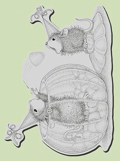 

Mouse Transparent Clear Stamps for DIY Scrapbooking/Card Making/Kids Christmas Fun Decoration Supplies