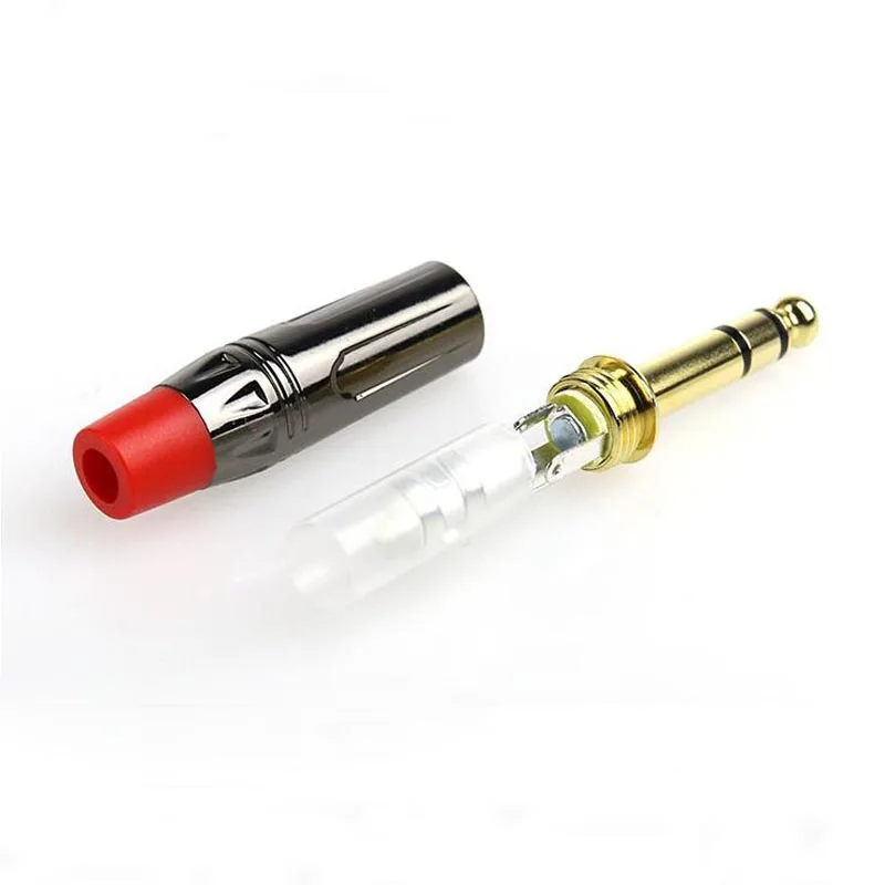 Аудиоадаптер с позолоченным штекером для микрофона 6 35 мм|plug gold|jack microphonejack plug |