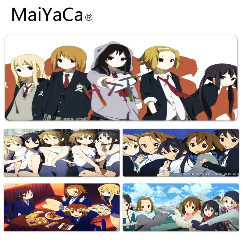 

MaiYaCa Simple Design K-On Beautiful Anime Mouse Mat Size for 300x600x2mm and 300x900x2mm Mousepad